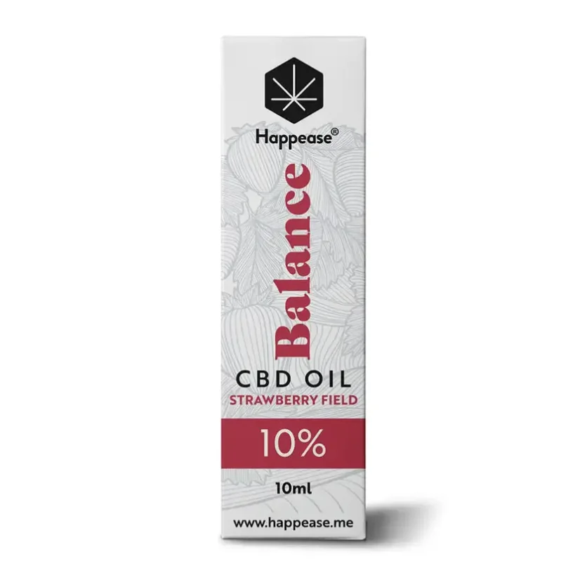 CBD olej Balance 10 ml Strawberry Field Happease