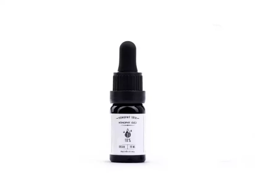 CBD Konopný olej 10%, 10 ml Konopný Táta
