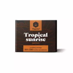 Cartridge 1 ks, 85% CBD, 600 mg Tropical sunrise Happease Cartridge 1 ks, 85% CBD, 600 mg Tropical sunrise Happease