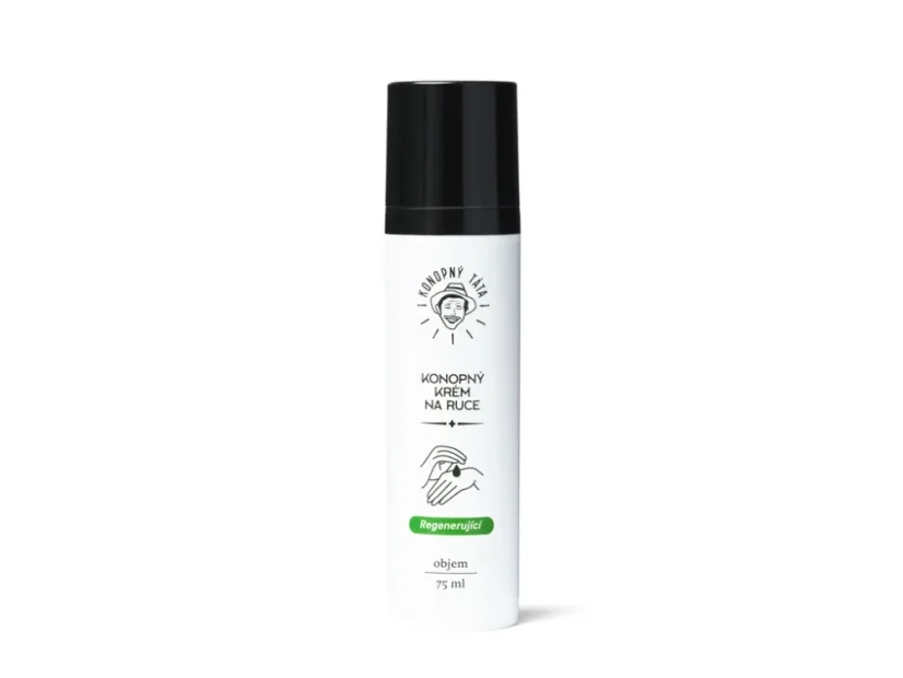 Konopný krém na suché ruky 75 ml Konopný Táta