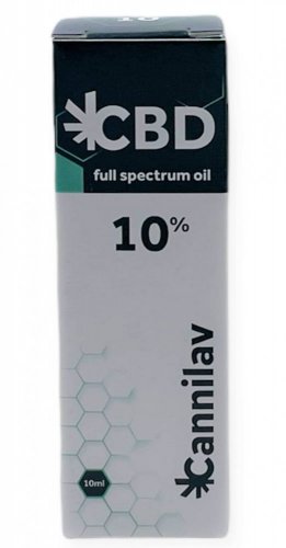 CBD olej 10%, 10 ml Cannilav