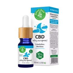 CBD kvapky na spanie 10%, 10 ml Zelená Země