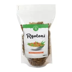 Konopné cestoviny rigatoni 400 g Zelená Země Konopné cestoviny rigatoni 400 g Zelená Země