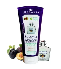 Slivovicové mazanie s konopou 200 ml Herbavera Slivovicové mazanie s konopou 200 ml Herbavera