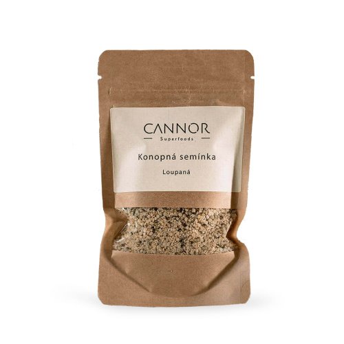 Konopné semienka lúpané 100 g Cannor