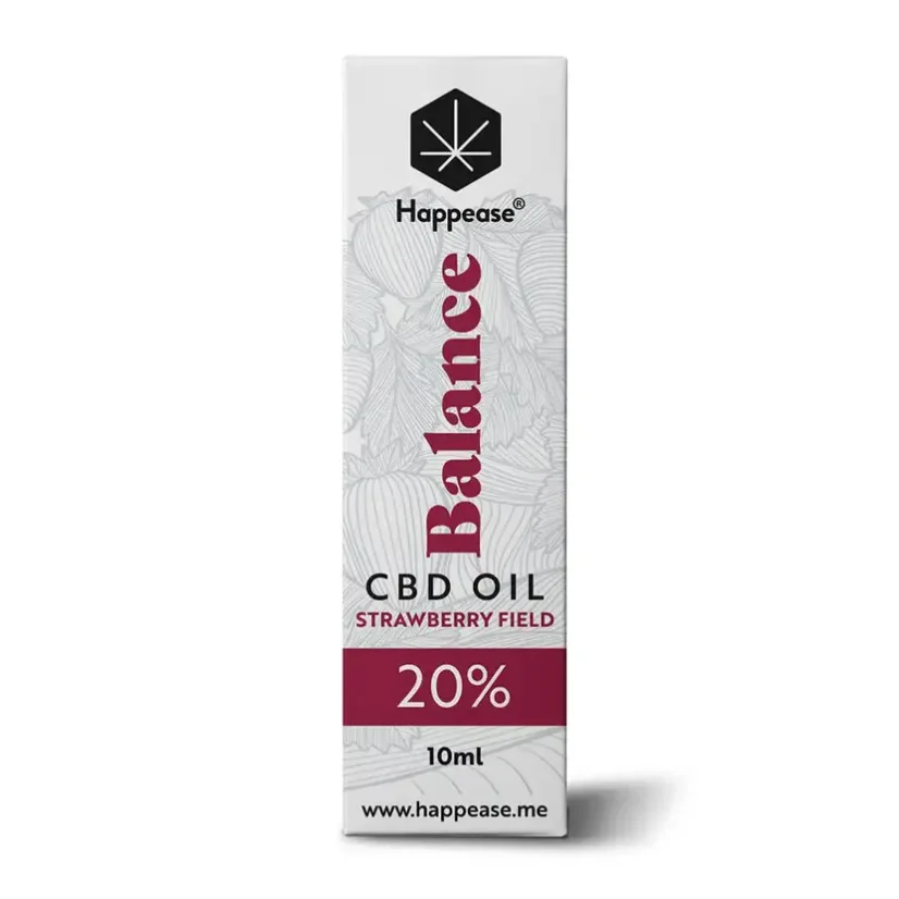 CBD olej Balance 10 ml Strawberry Field Happease