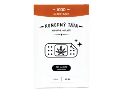 CBD náplasti 10 x 100 mg CBD Konopný Táta CBD náplasti 10 x 100 mg CBD Konopný Táta