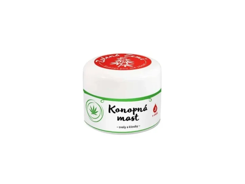 Konopná masť na svaly a kĺby 12 ml Zelená Země Konopná masť na svaly a kĺby 12 ml Zelená Země