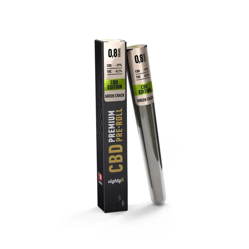 CBD pre-roll Green Crack 19% Eighty8