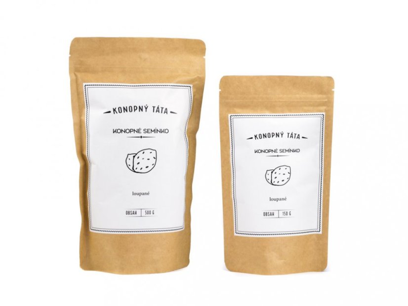 Konopný Táta - Konopné semienka lúpané 150 g