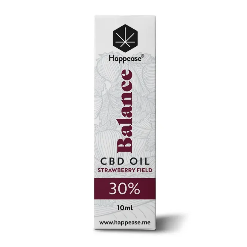 CBD olej Balance 10 ml Strawberry Field Happease