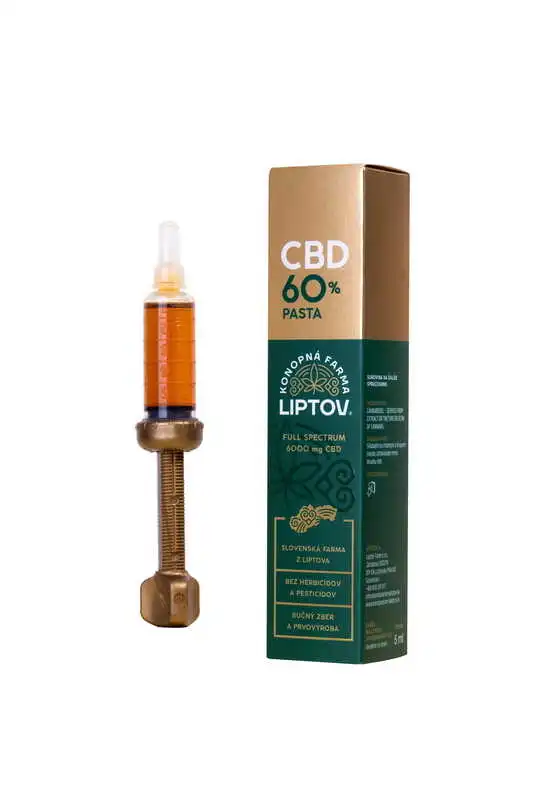 CBD Pasta 60%, 5 ml Konopná farma Liptov