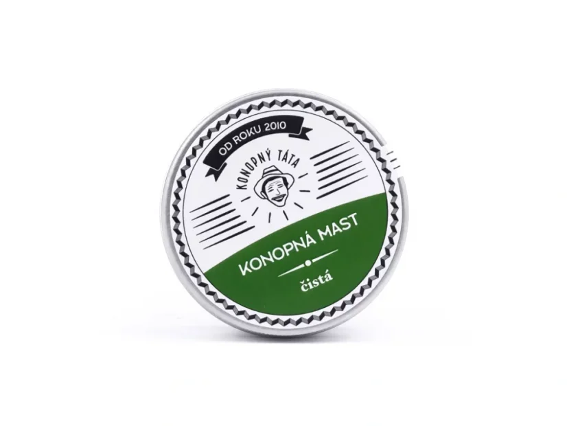Konopná masť čistá 80 ml Konopný Táta