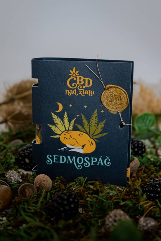Sedmospáč 5% CBD + 10% CBG, 10 ml CBD nad zlato